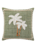 Gallery Home green palm tree cushion 45cm - British product