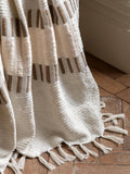 Gallery Home Natural Brenham Woven Throw, imported from the UK