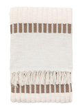Gallery Home Natural Brenham Woven Throw, imported from the UK