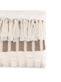Gallery Home Natural Brenham Woven Throw, imported from the UK