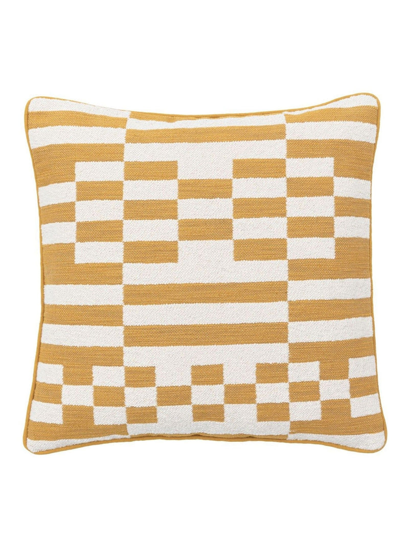Gallery Home Solvi woven cushion yellow 45cm (British brand)