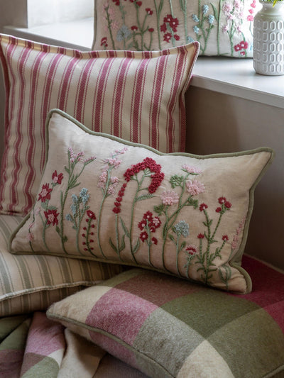 Next Gallery Home Green Kersey Meadow Cushion 45cm- Buy online at McGrocer