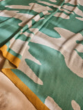 MADE.COM green ripple knitted throw 130x180cm, imported from the UK