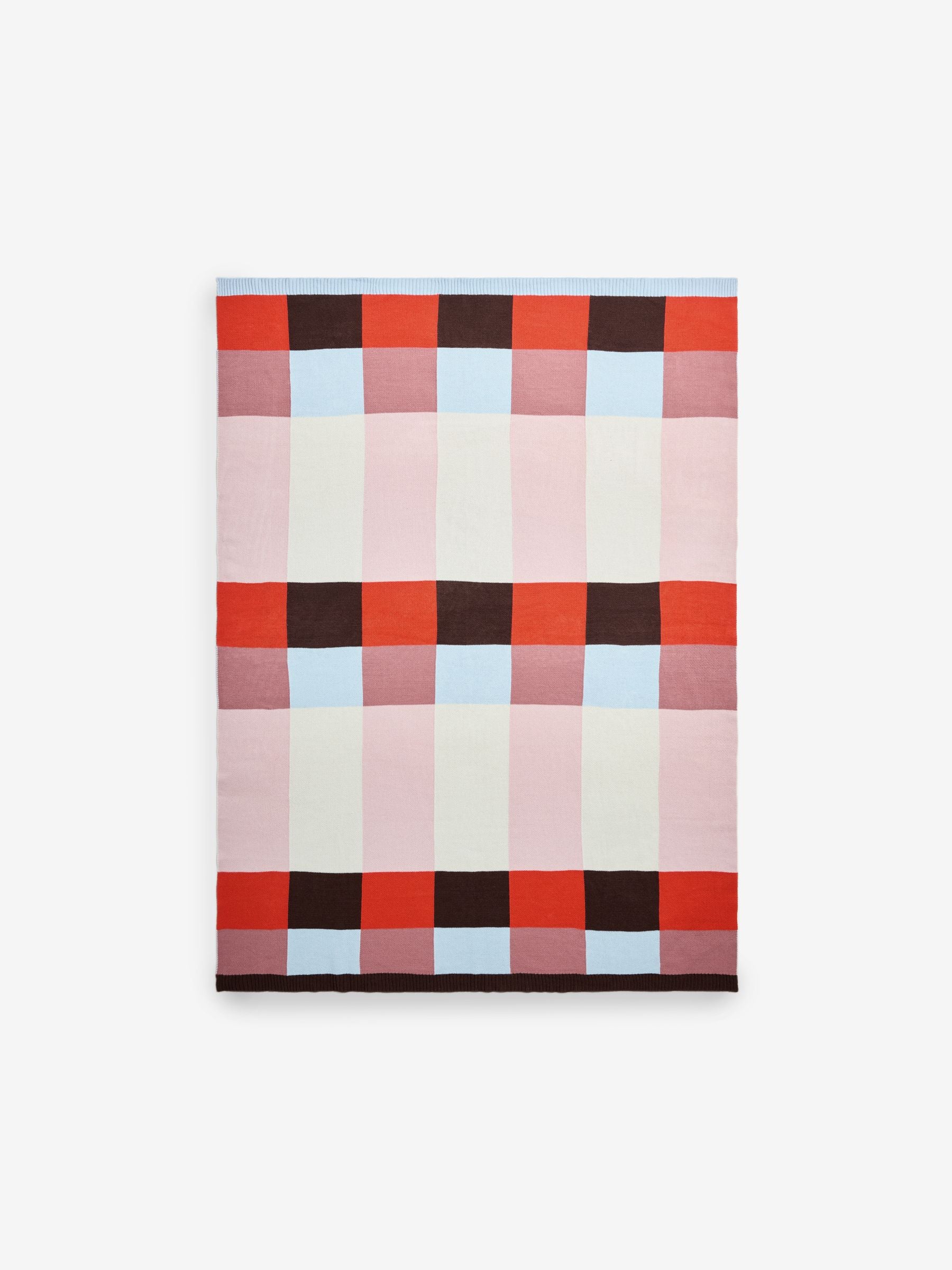 MADE.COM Multi Keava knitted throw 130x180cm, imported from the UK