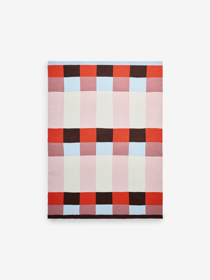 MADE.COM Multi Keava knitted throw 130x180cm, imported from the UK