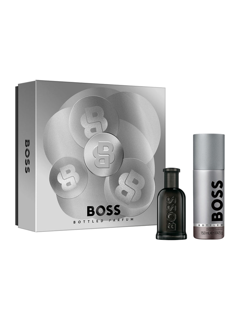 BOSS Bottled Parfum men's gift set with deodorant - British product
