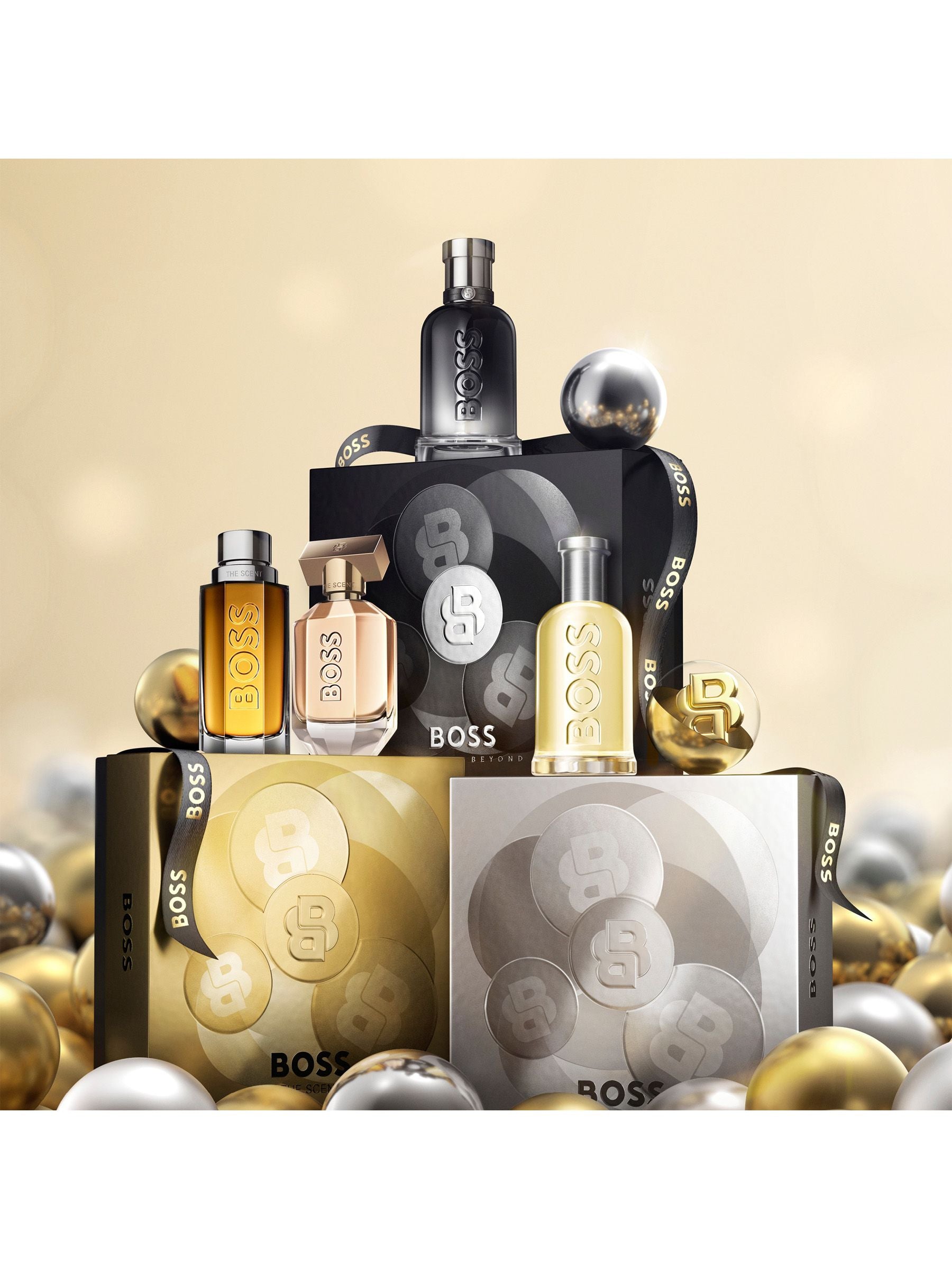 BOSS Bottled men's Eau de Toilette gift set 50ml - British product