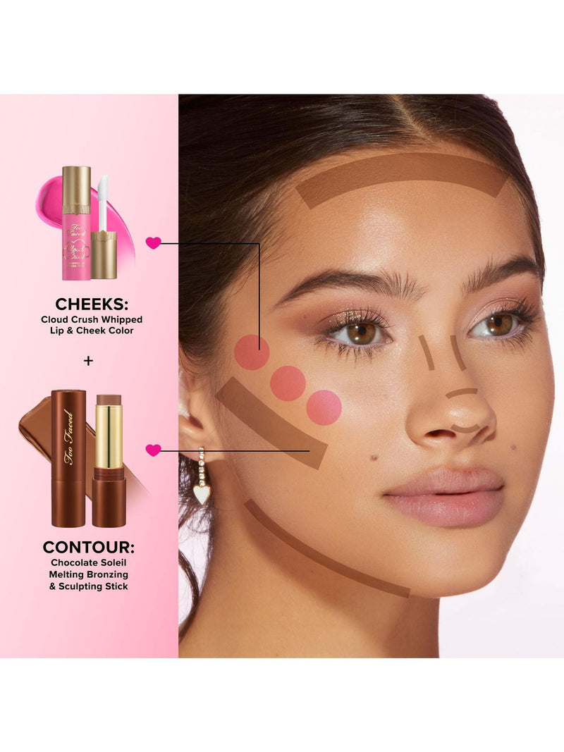 Too Faced Cloud Crush whipped lip and cheek colour - British product
