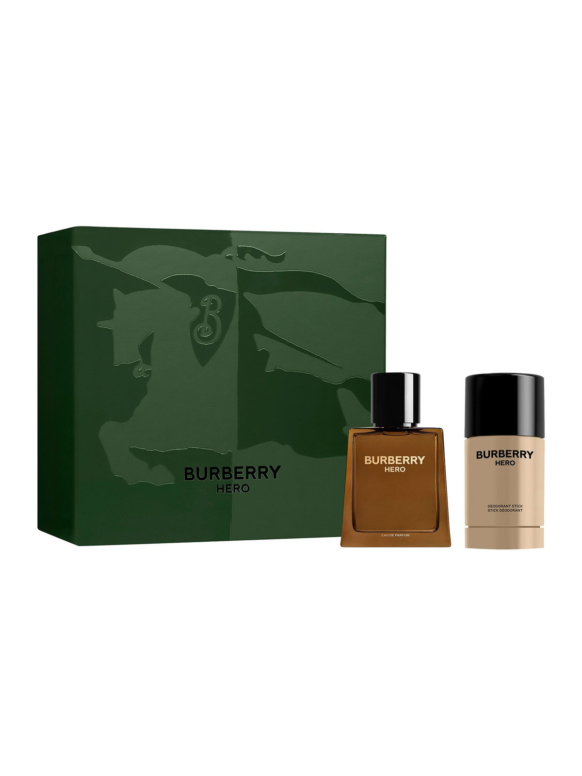 Burberry Hero Eau de Parfum and Deodorant Gift Set 50ml and 75ml - British product