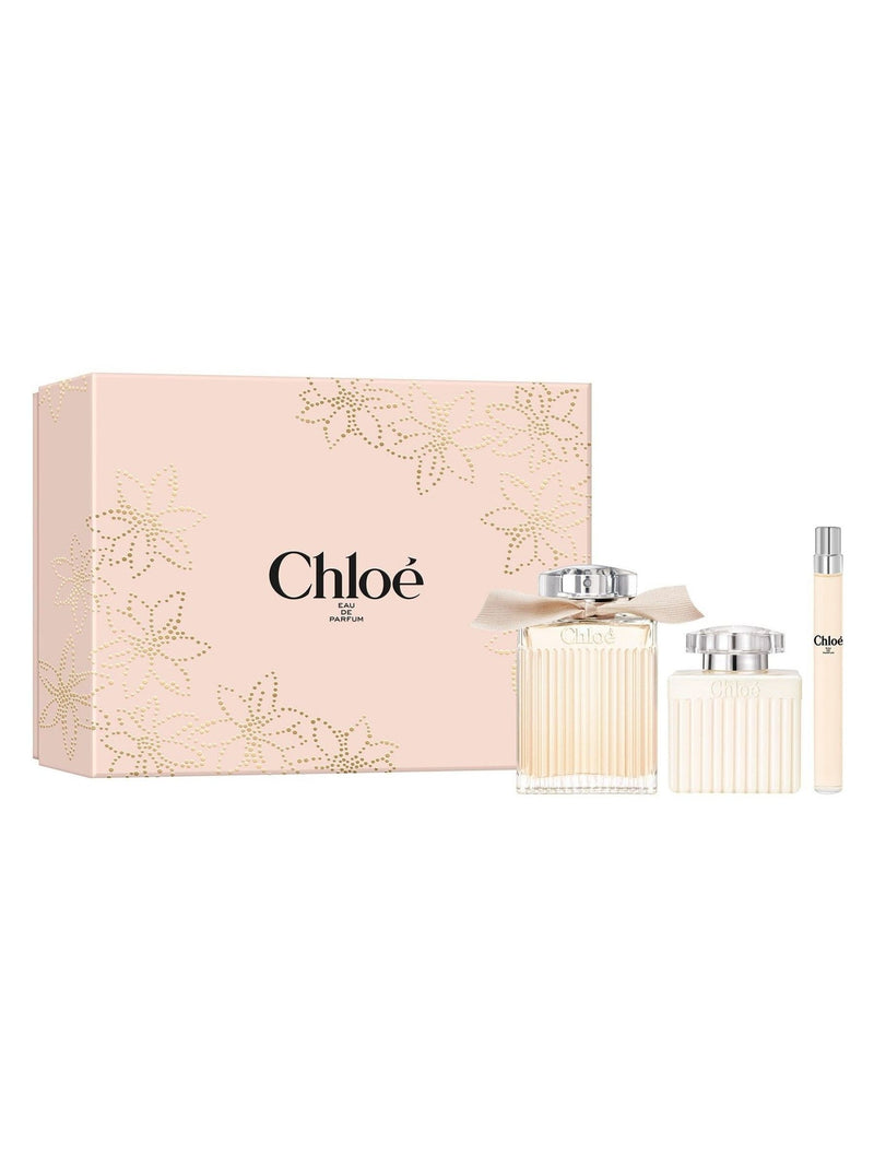 Chloé Eau de Parfum for Women and Body Lotion Trio Gift Set
