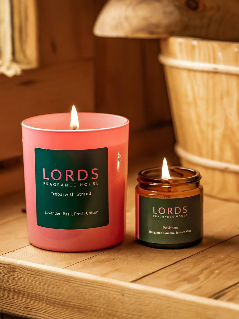 Lords Fragrance House Trebarwith Strand candle 225g - British product