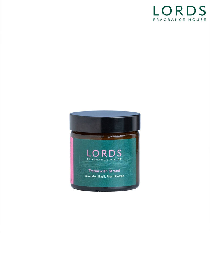 Lords Fragrance House Trebarwith Strand travel candle 60g, imported from the UK