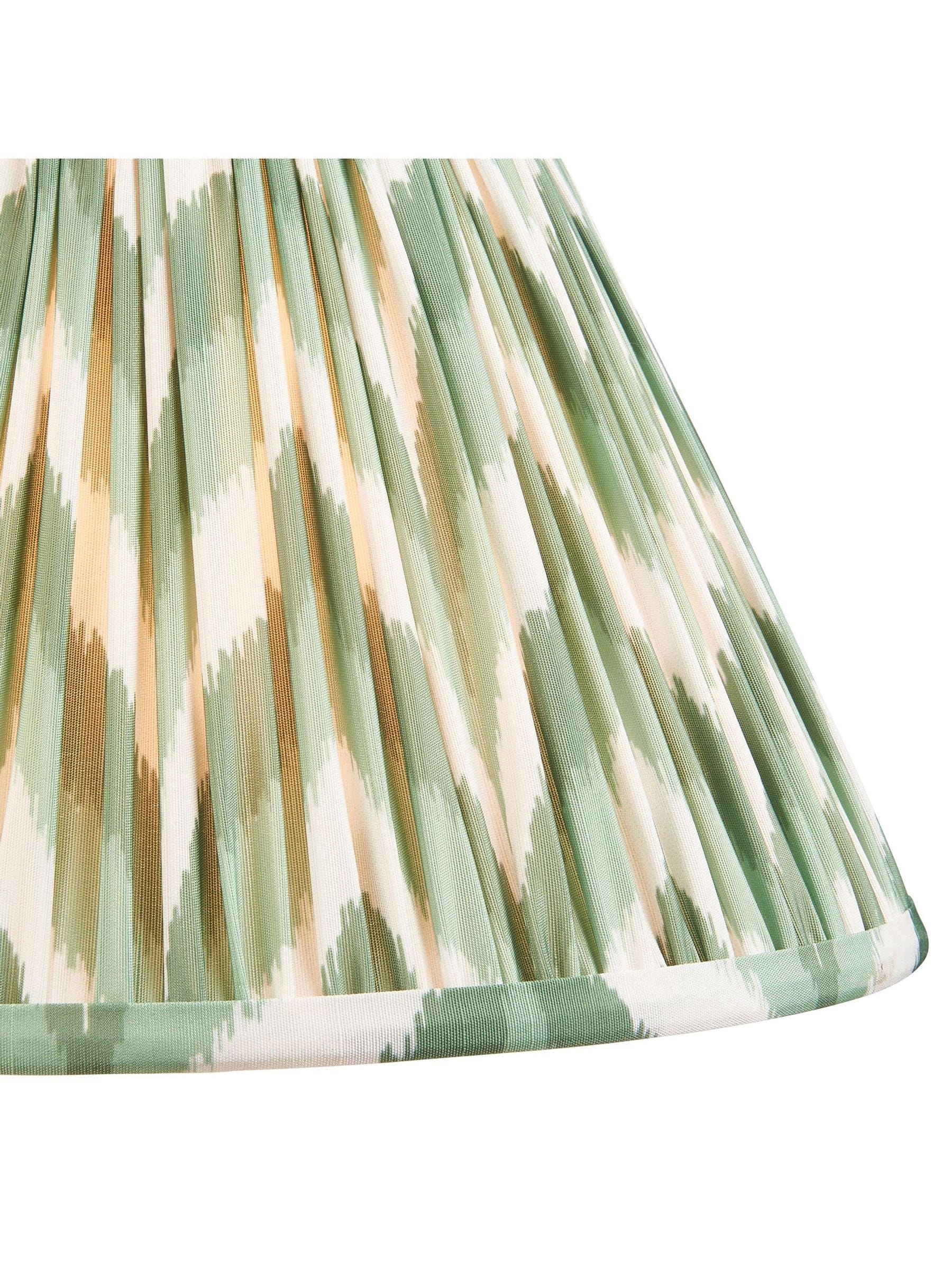 Gallery Home lampshade Cotswold Green zigzag 30cm (British brand)
