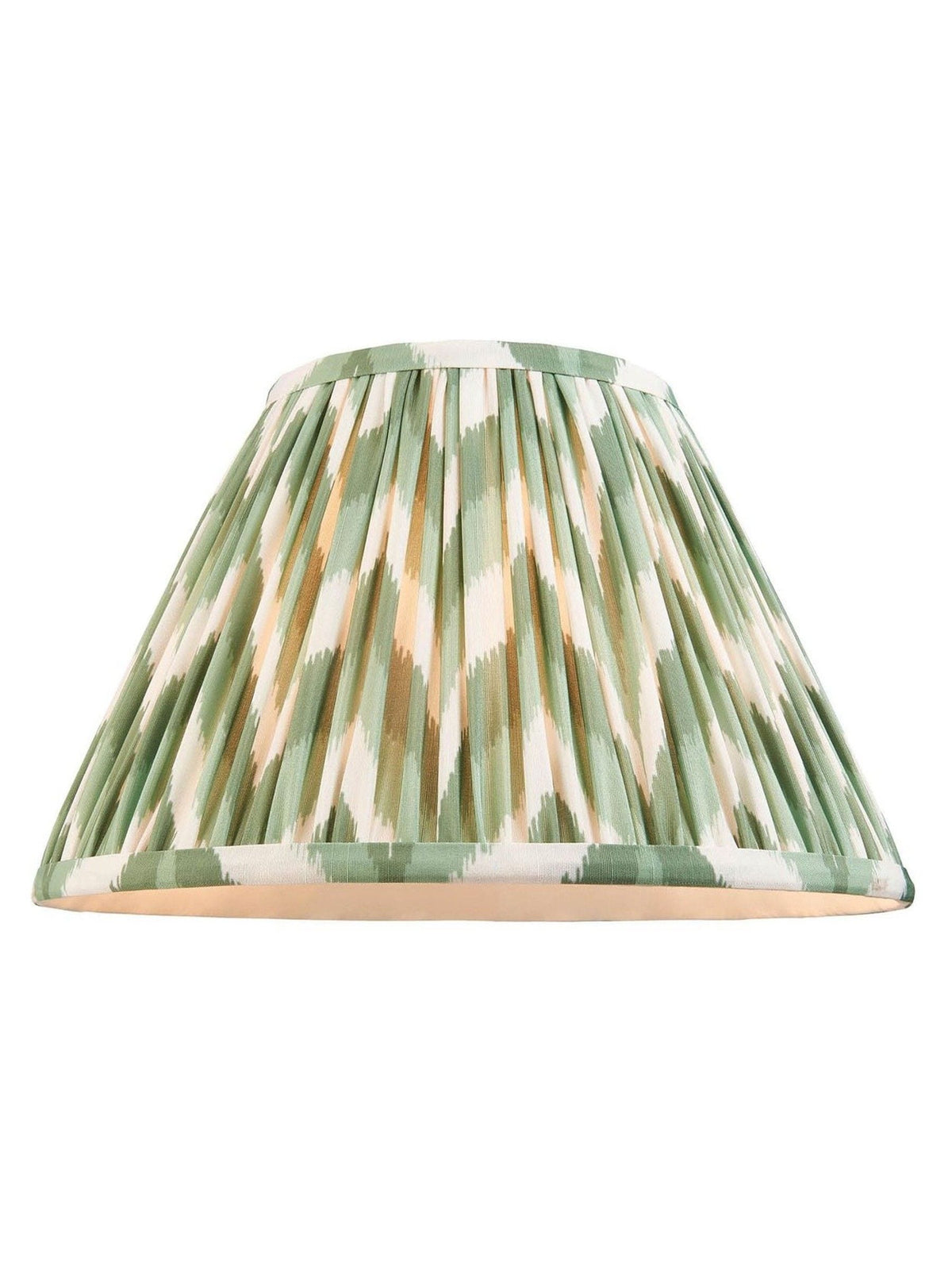 Gallery Home lampshade Cotswold Green zigzag 30cm (British brand)
