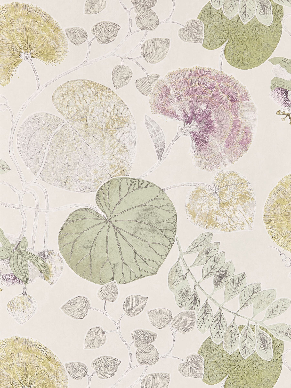 Harlequin wallpaper Green Dardanella 10m (British brand)