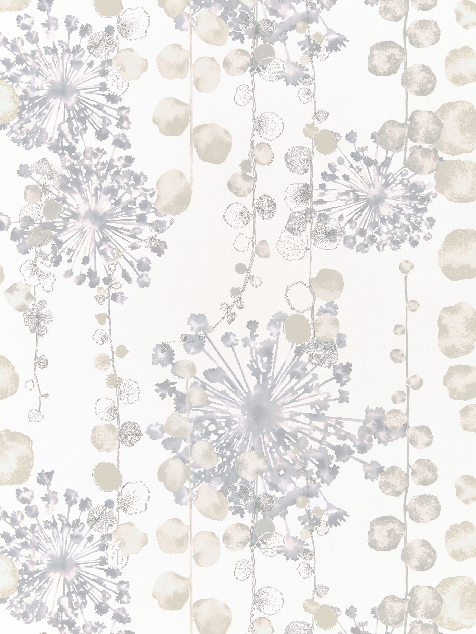 Harlequin White Moku wallpaper 10m - British product
