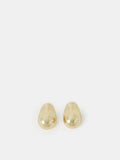Accessorize Gold Tone Molten Curve Drop Earrings - British product