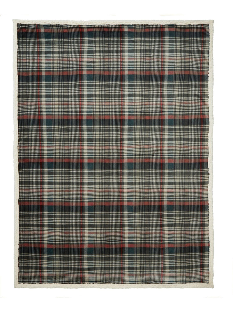 Dreams & Drapes Green Bennet Check Throw 200x150cm (British brand)