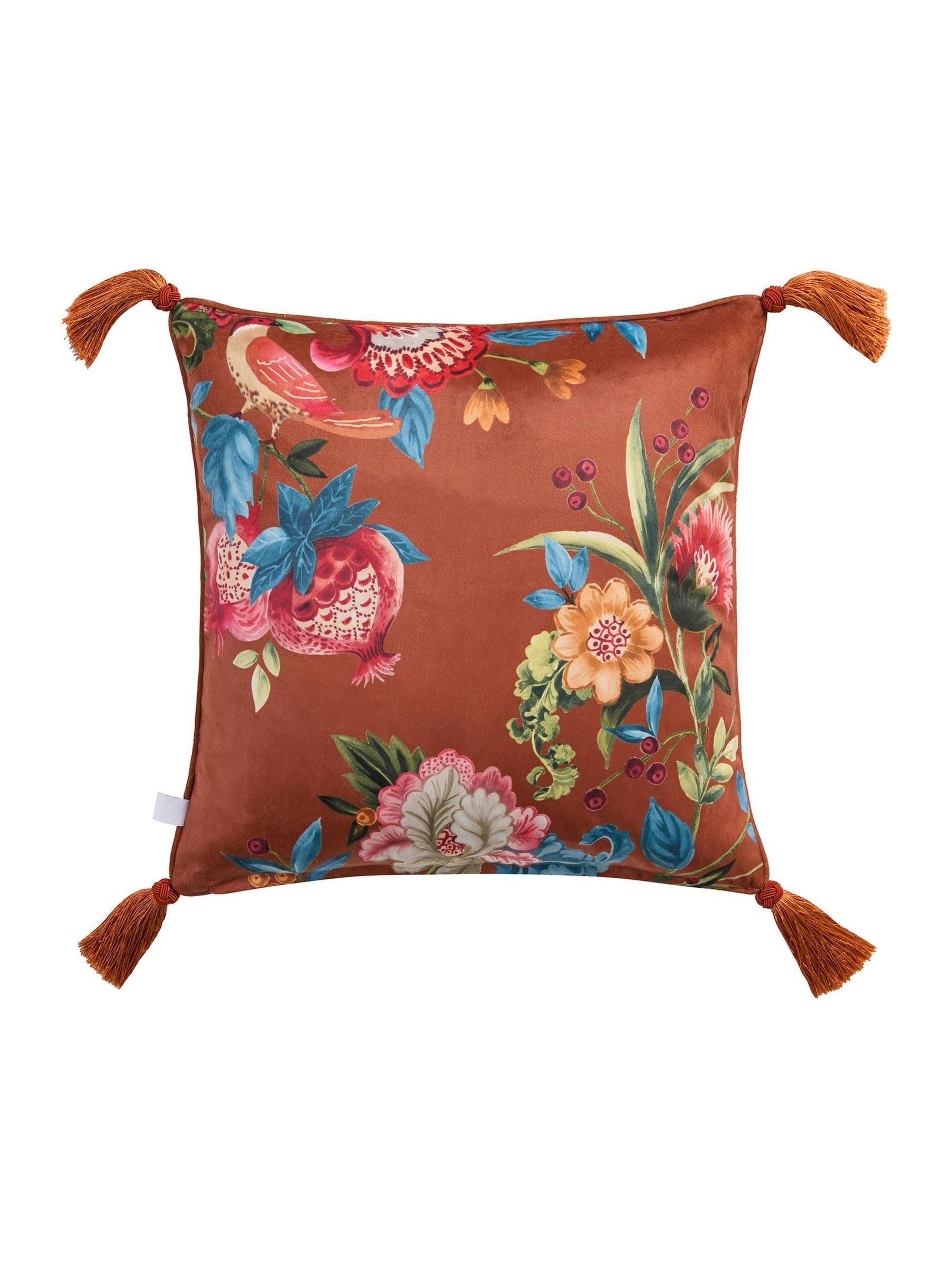 Dreams & Drapes bejewelled velvet cushion, UK version