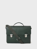 Osprey London Green The Forest Leather Briefcase