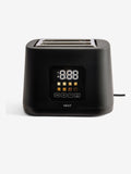 Black 4-slice digital toaster (British brand)