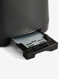 Black 4-slice digital toaster (British brand)