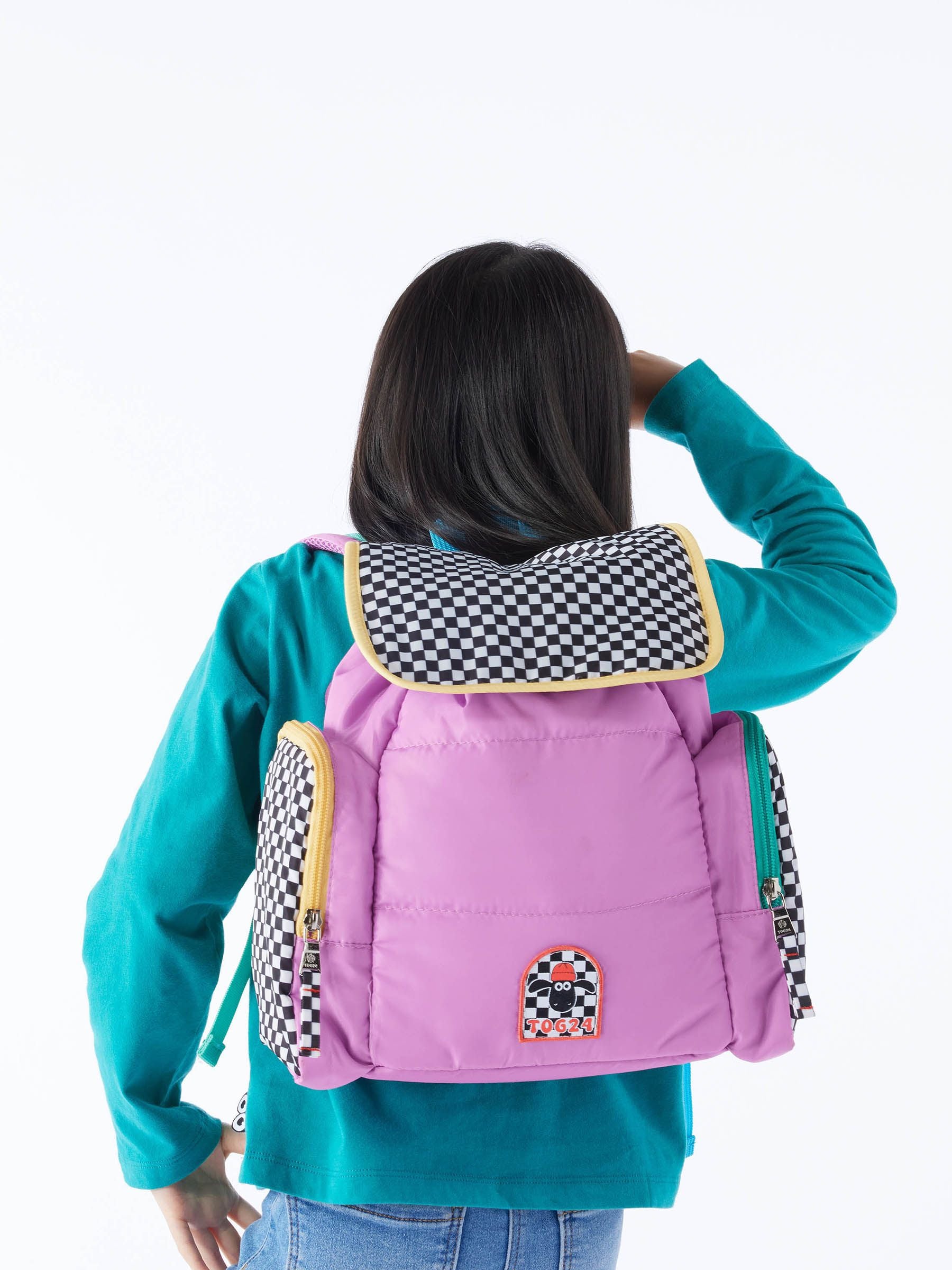 Tog 24 pink Shaun the Sheep backpack (British brand)