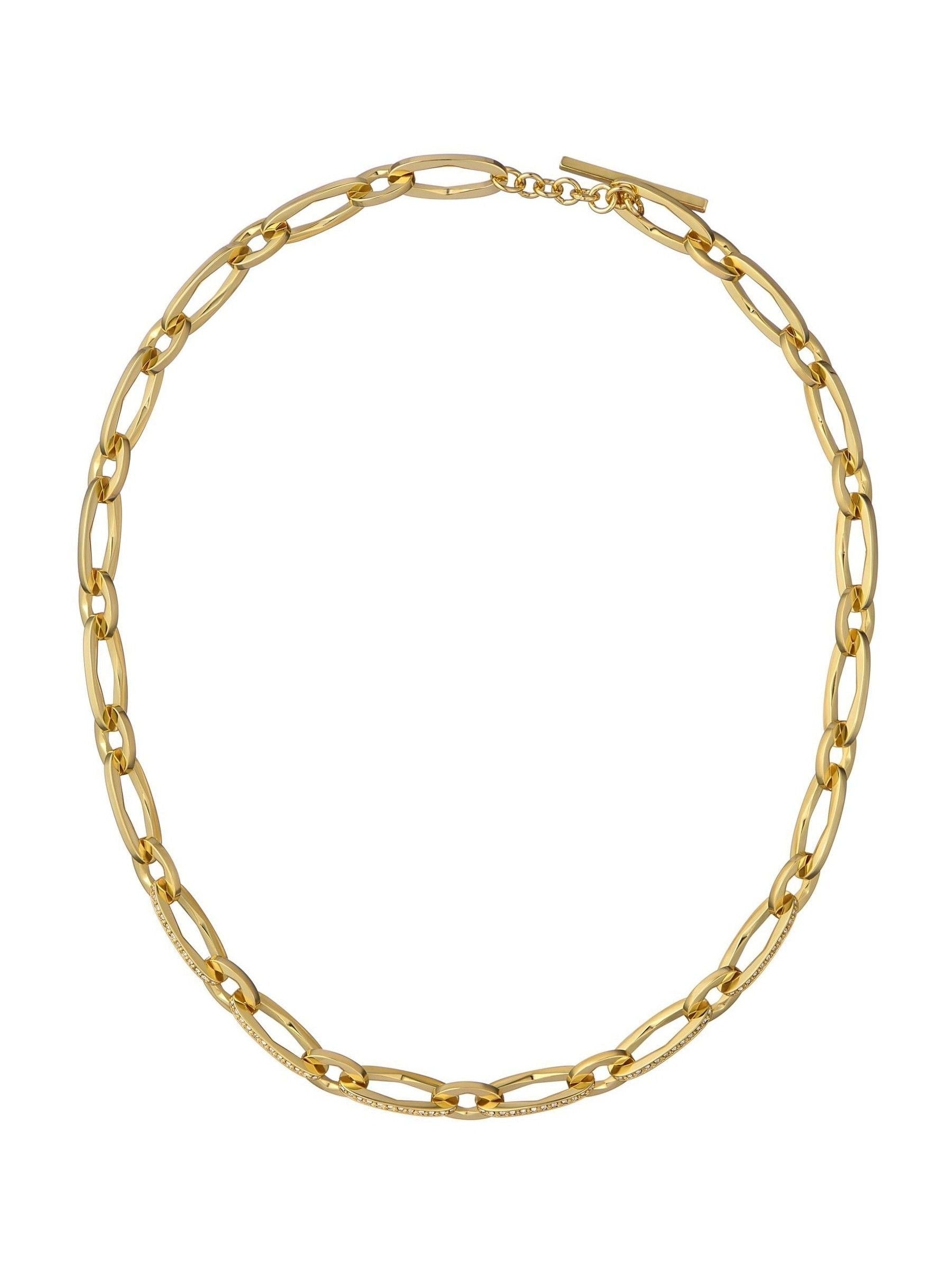 Ted Baker gold crystal shimmer chain necklace, UK version