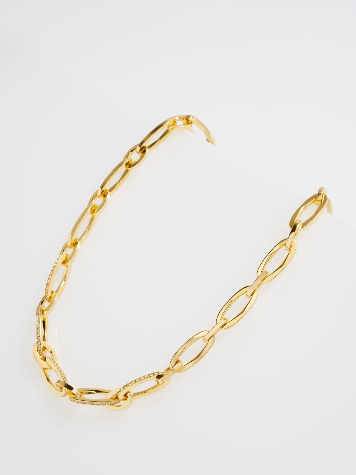 Ted Baker gold crystal shimmer chain necklace, UK version