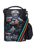 Smiggle Black Adventurous Junior ID Lunchbox With Strap