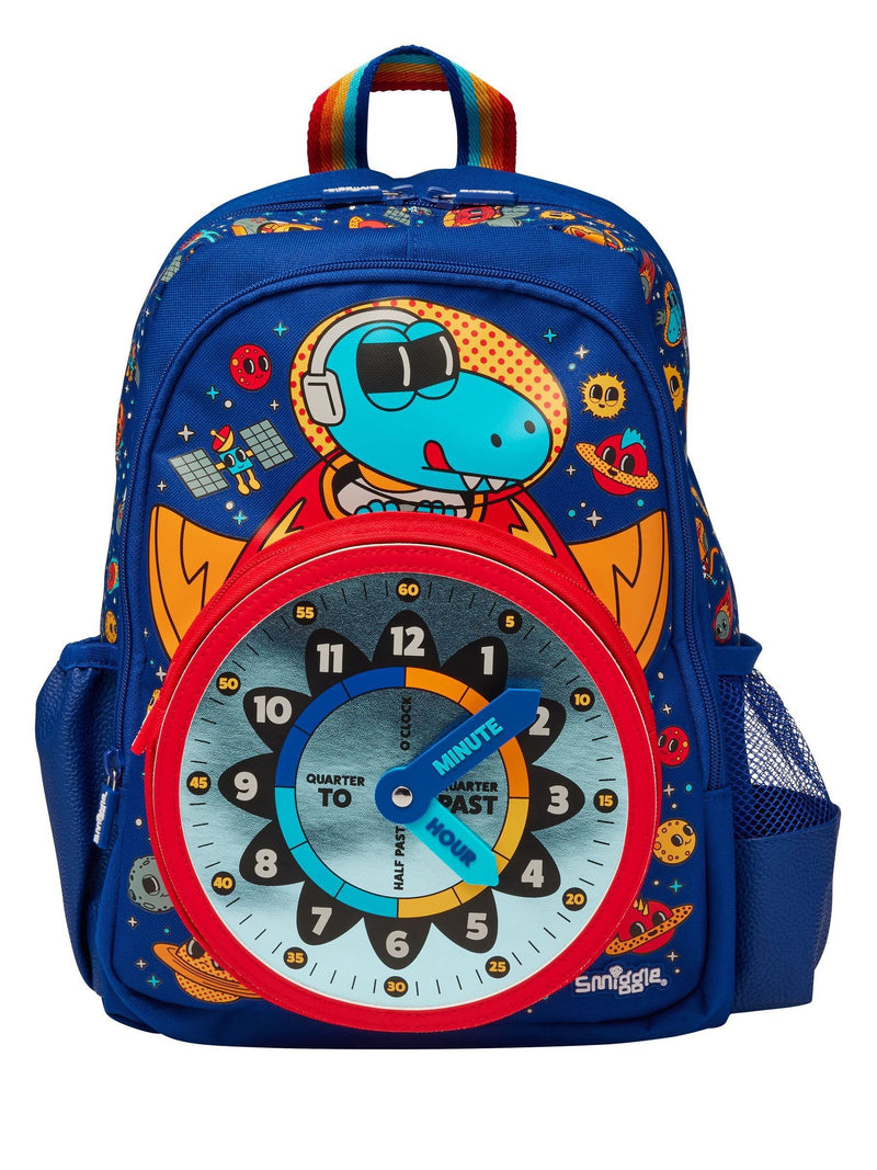 Smiggle Navy Blue. Ready Set Go Junior Character Backpack