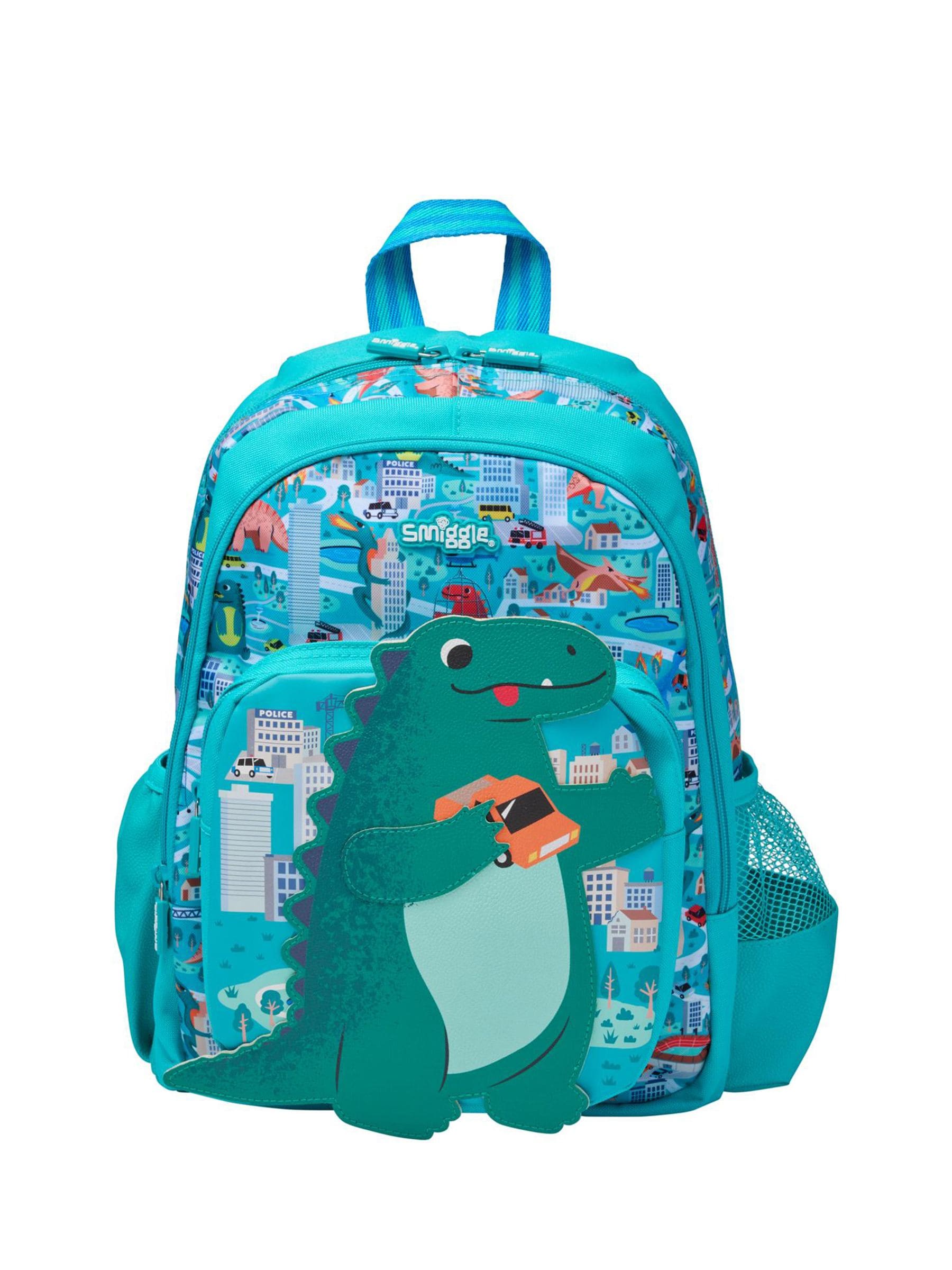 Smiggle Green Adventurous Junior Character Backpack