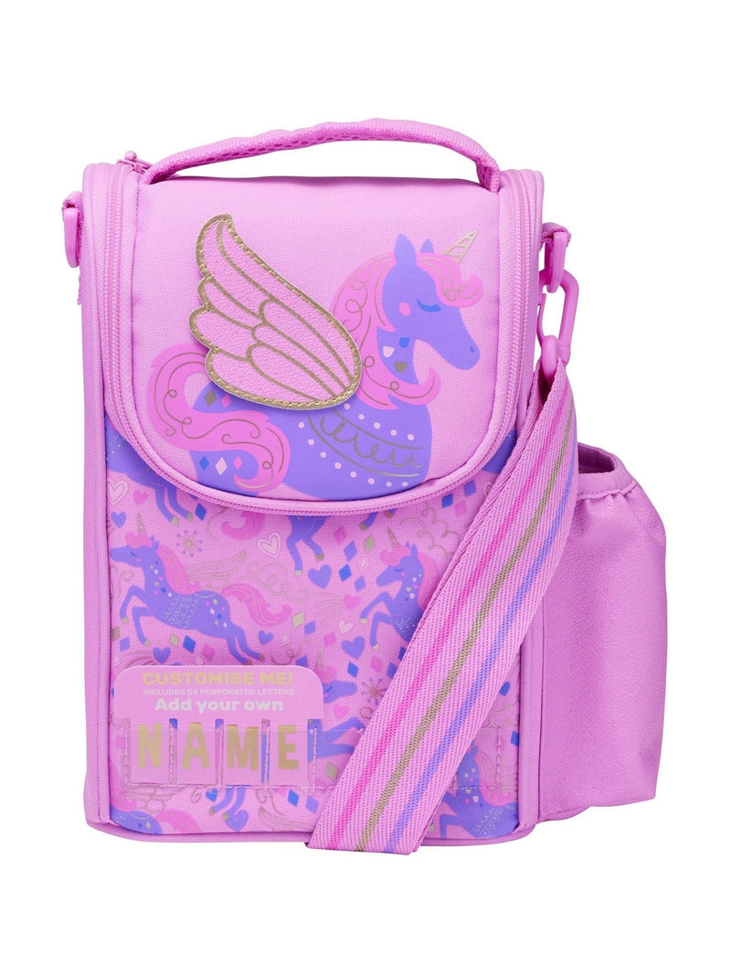 Smiggle Pink Adventurous Junior ID Lunchbox With Strap