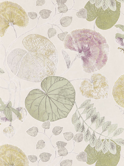 Next Harlequin Green Dardanella Purity Edit Wallpaper Sample A4- Buy online at McGrocer