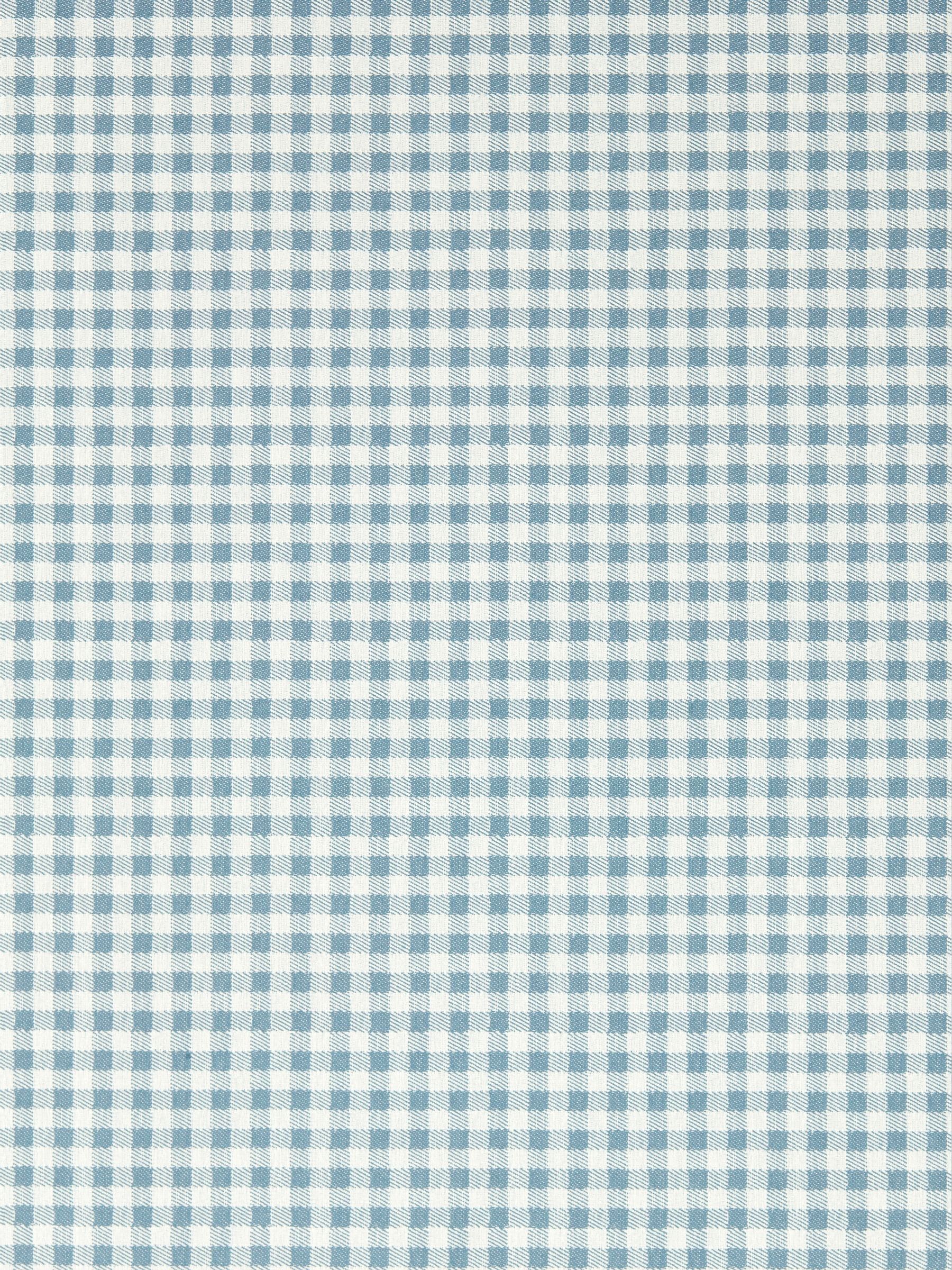 Sanderson Blue Gingham A4 wallpaper sample, imported from the UK