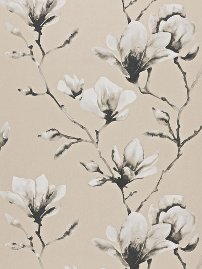 Next Harlequin Black Lotus Wide Width Purity Edit A4 Wallpaper Sample- Buy online at McGrocer