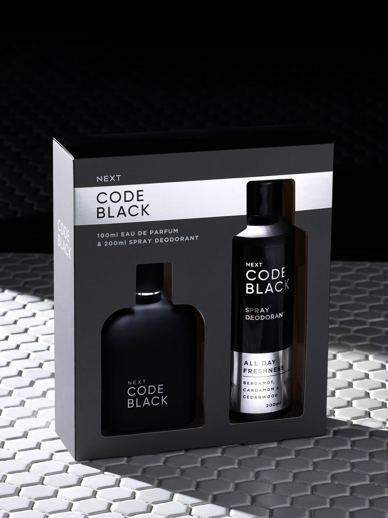 Code Black 100ml & Deodorant Eau de Parfum & Bodycare Gift Set