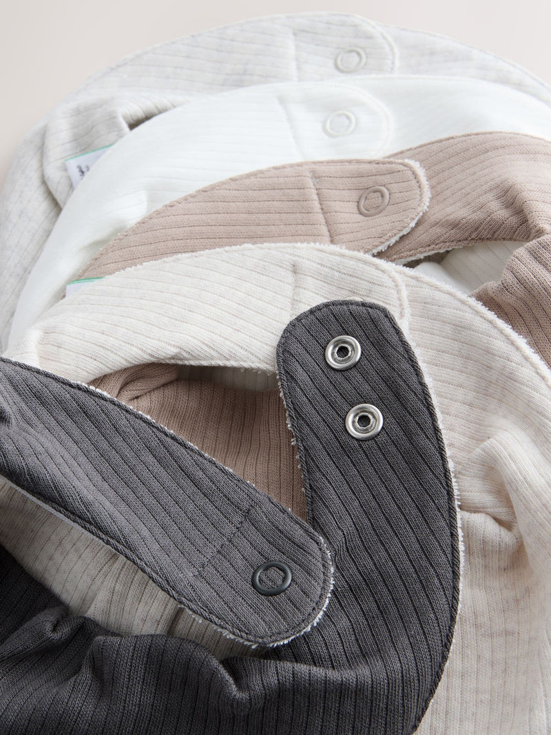 Neutral baby bibs 5 pack (British brand)