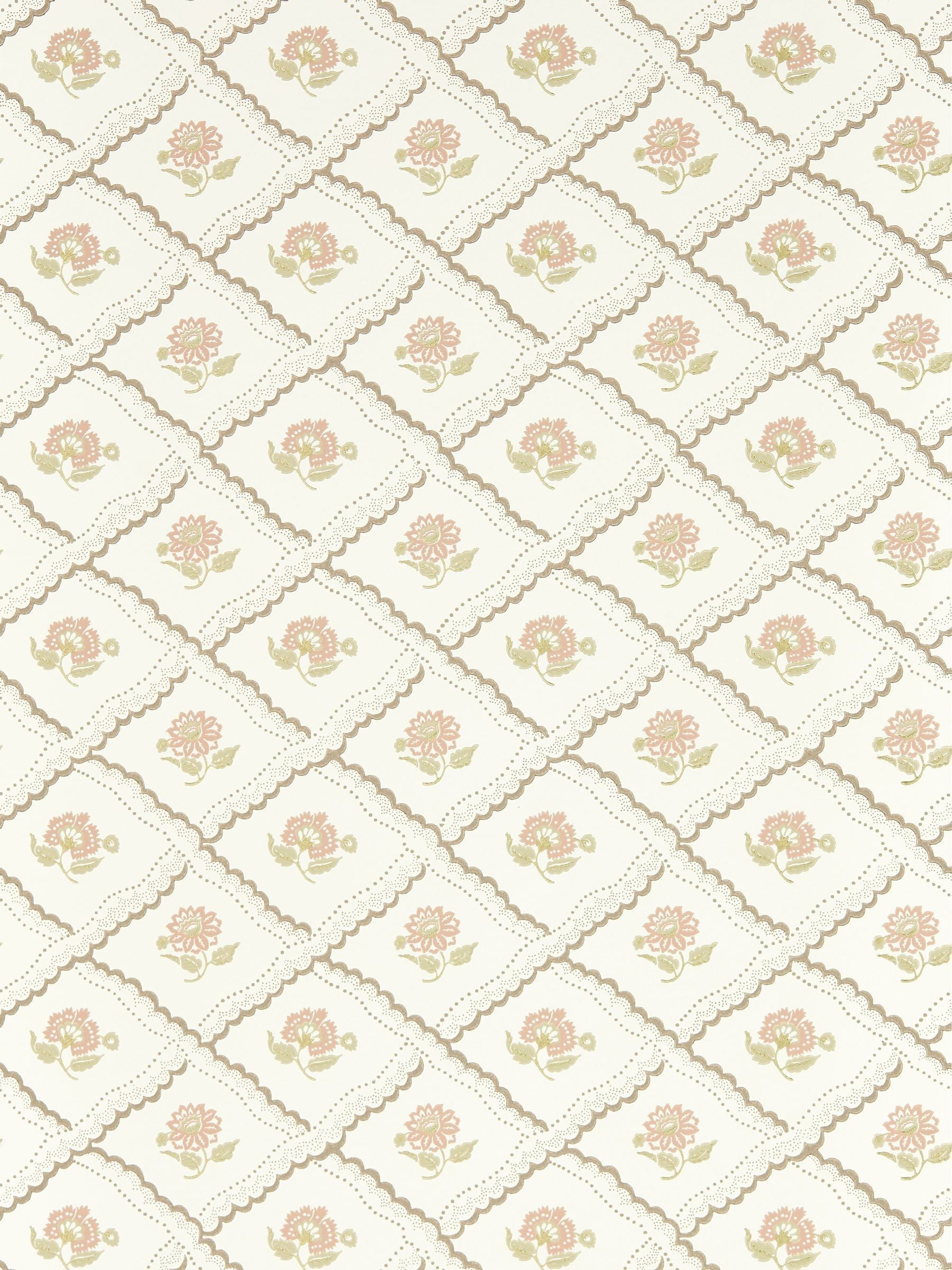 Sanderson Pink Fairdown Country Woodland Wallpaper 100cm x 52cm