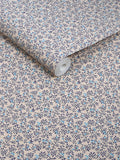 Navy Simplicity Trail wallpaper sample with delicate vines - British product
