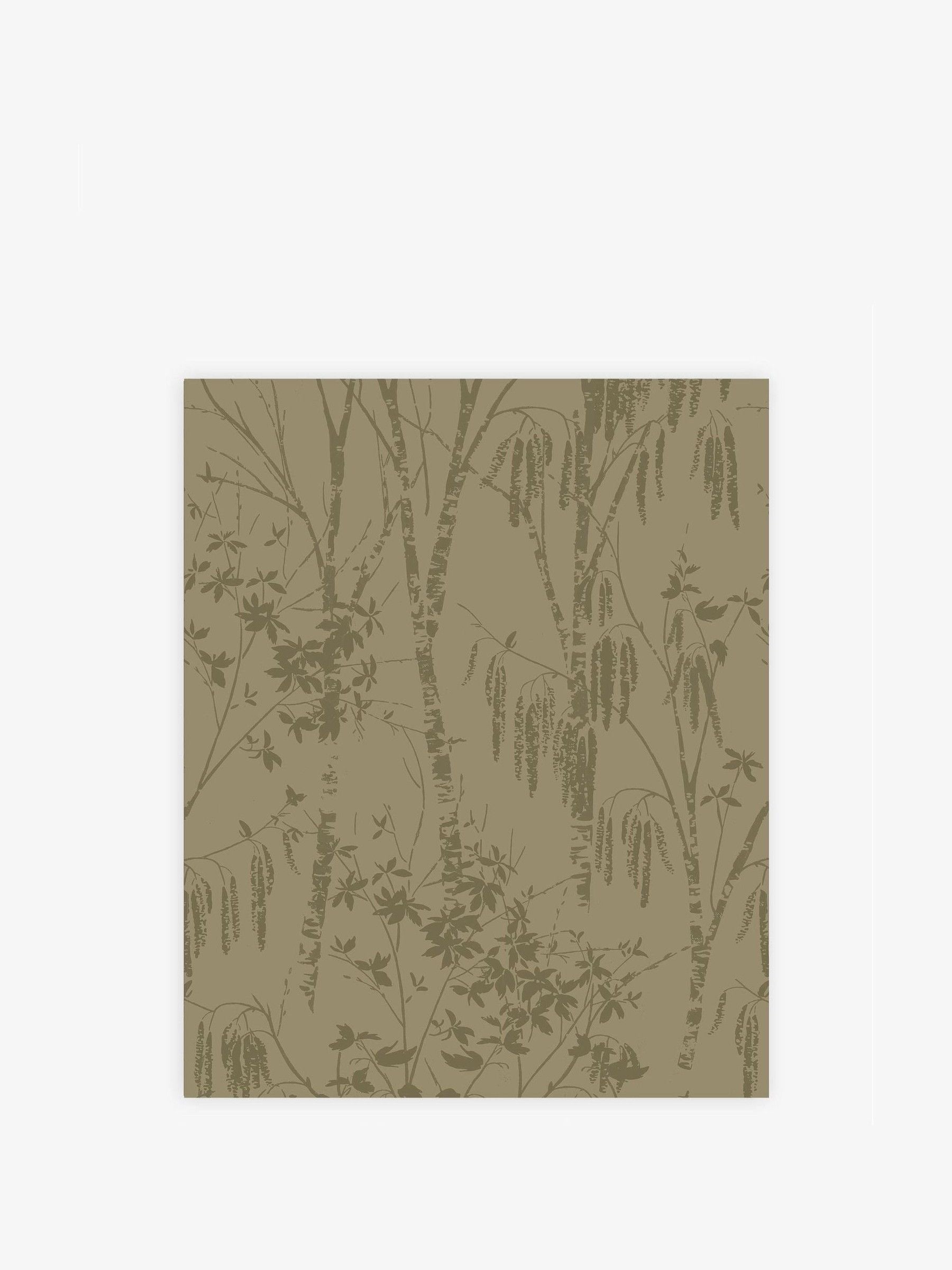 Gold Time Travel Trees wallpaper sample A4, UK version