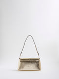 River Island gold bar front clutch bag (British brand)