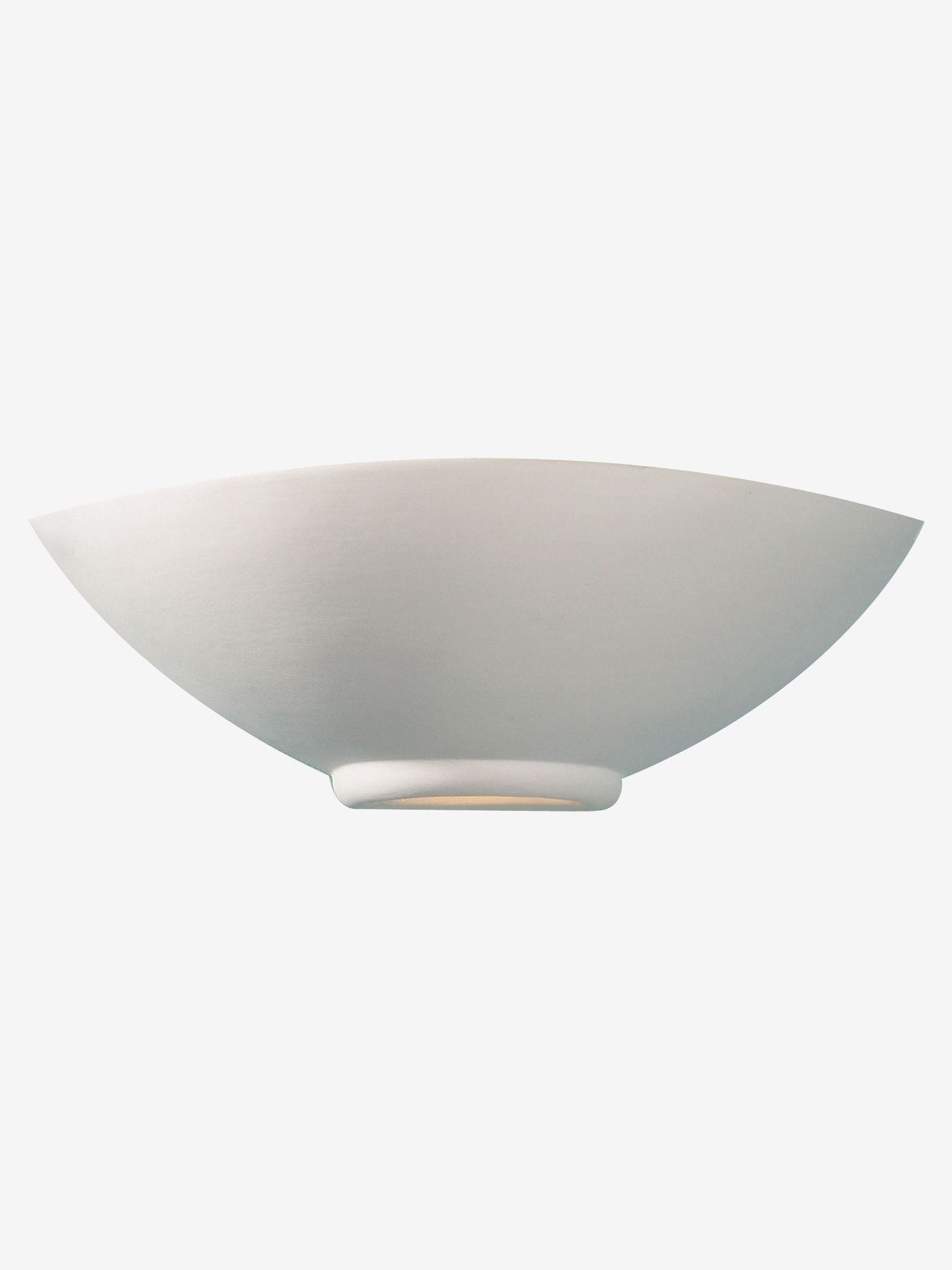 Dar Lighting Otis white wall washer, imported from the UK