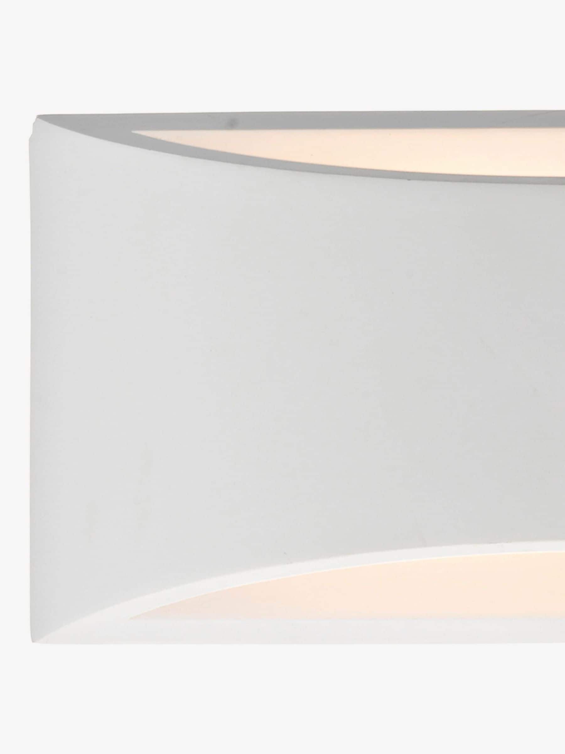 Dar Lighting Hove plaster wall washer, imported from the UK