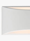 Dar Lighting Hove plaster wall washer, imported from the UK