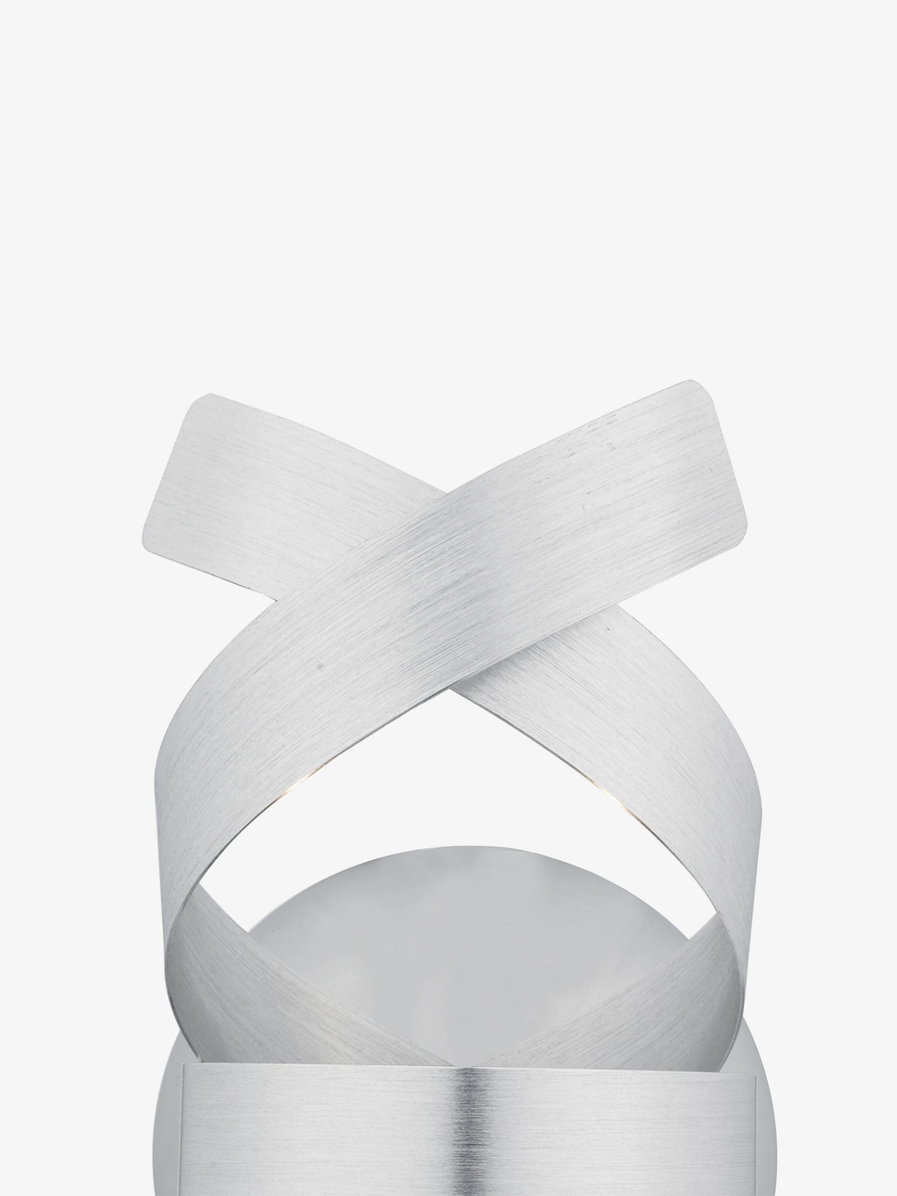 Dar Lighting Rawley brushed aluminium polished chrome wall light, UK version