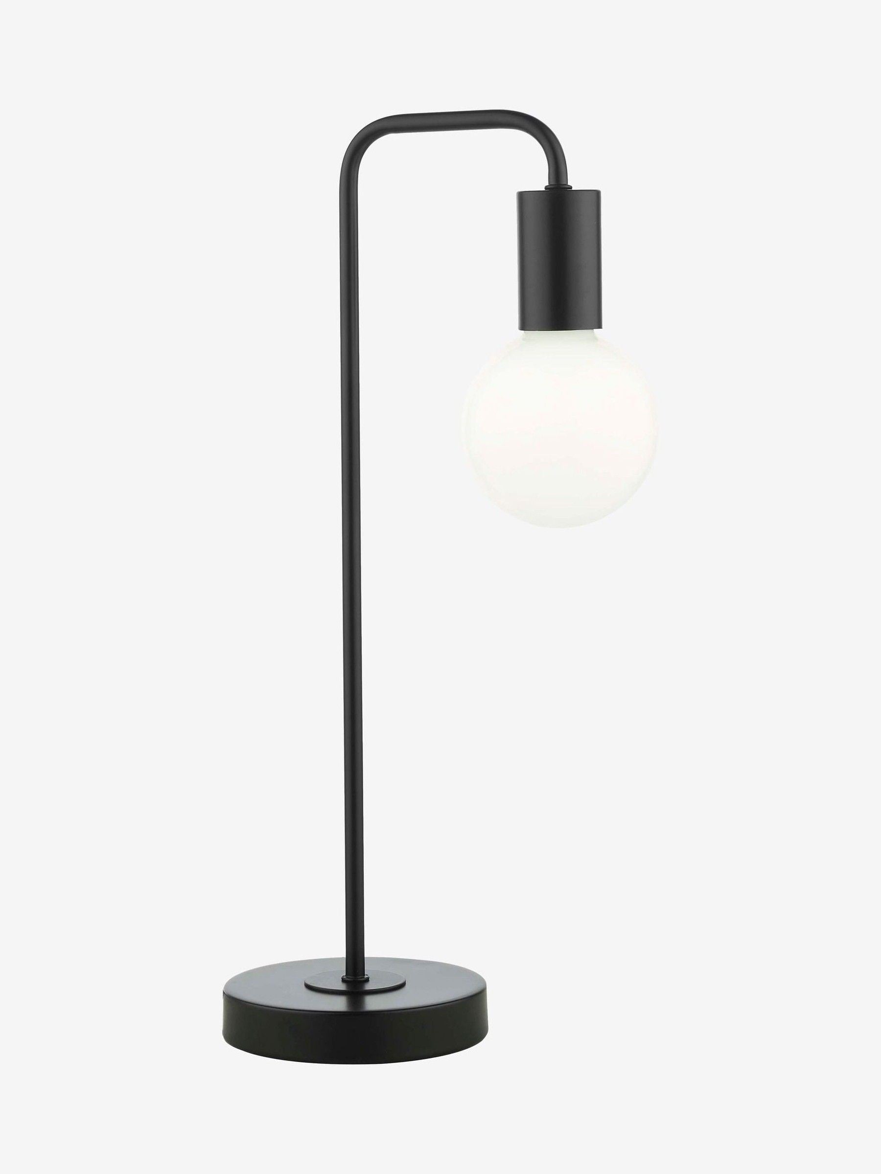 Dar Lighting Dena table lamp matt black (British brand)