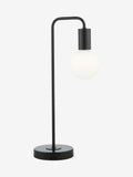 Dar Lighting Dena table lamp matt black (British brand)