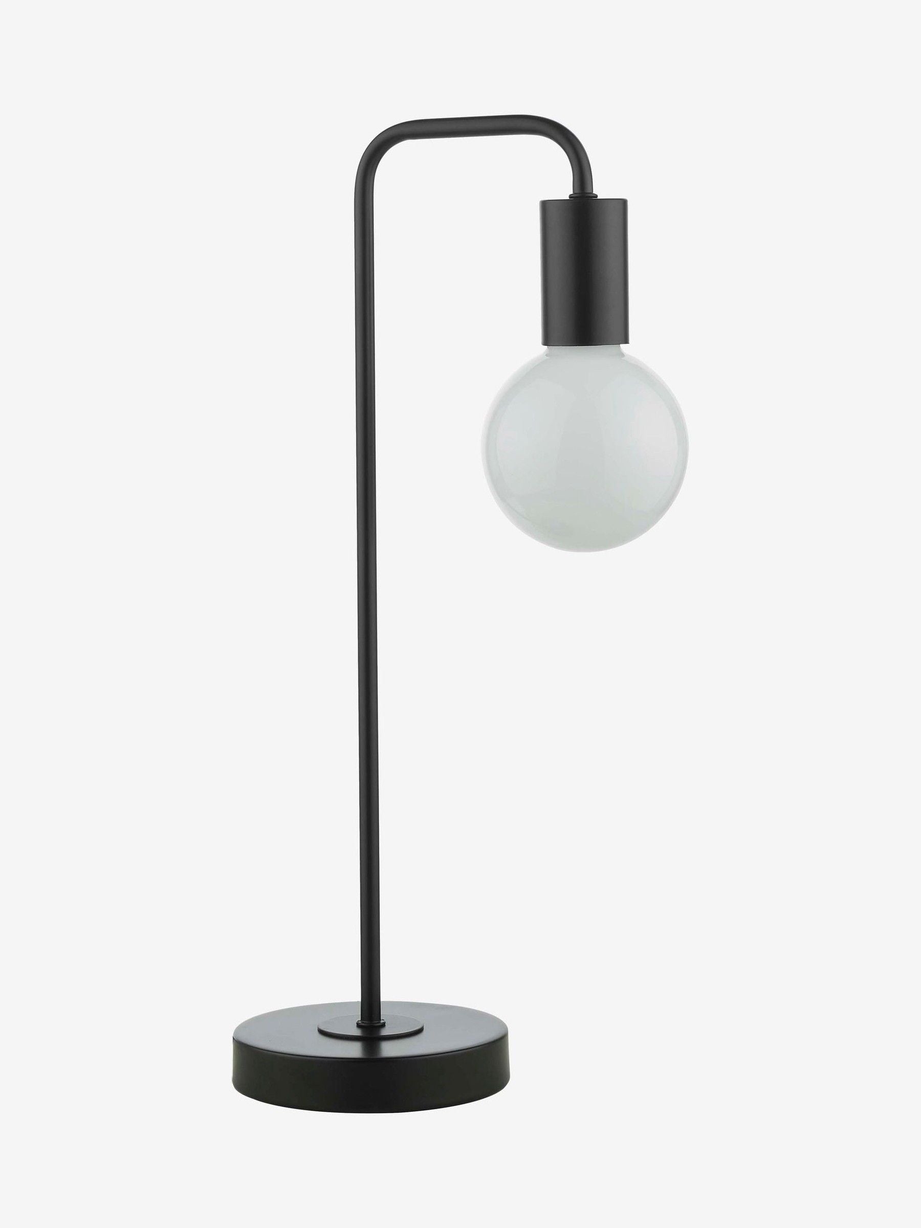 Dar Lighting Dena table lamp matt black (British brand)
