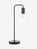 Dar Lighting Dena table lamp matt black (British brand)
